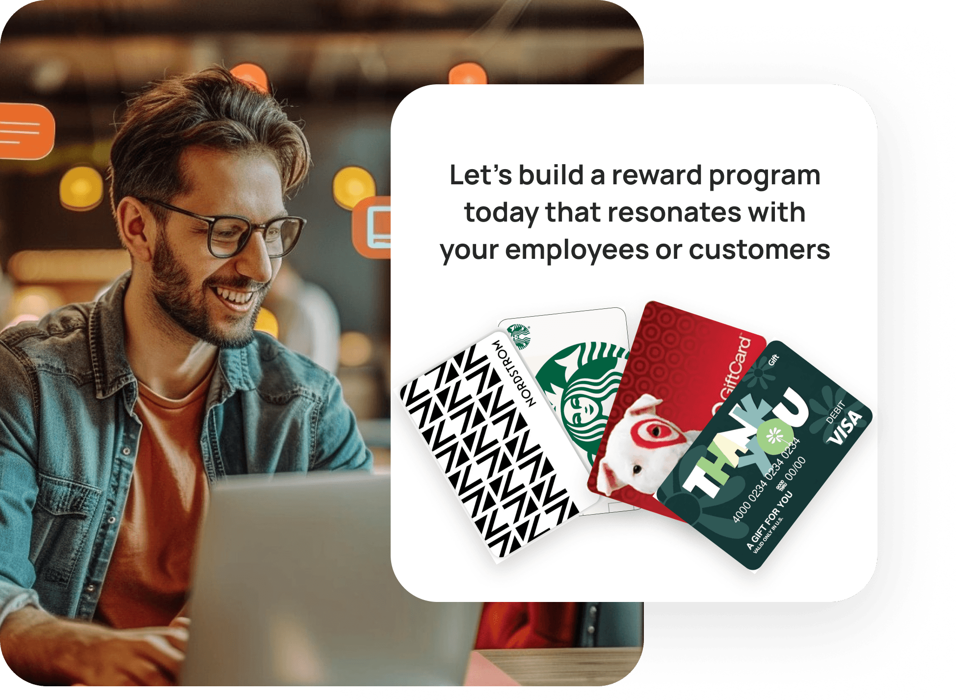 Fully customized reward packages