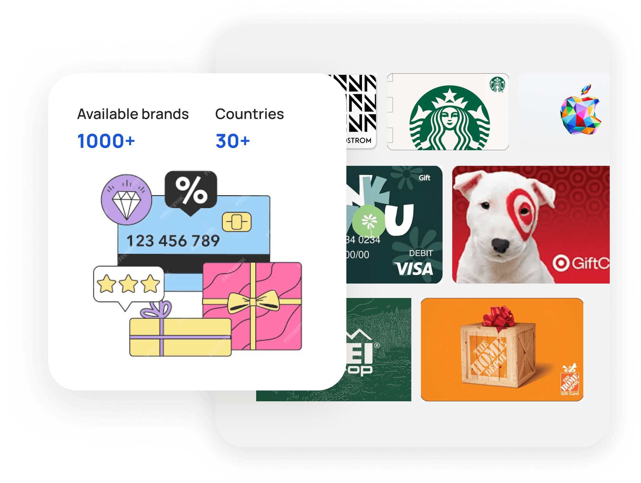 1000s of options your audience wants